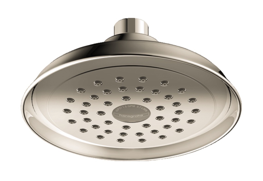 Hansgrohe 04781830 Showerhead 150 1-Jet 1.5 Gpm