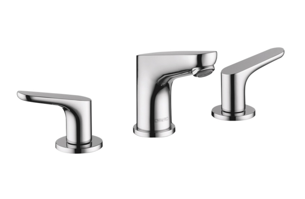 Hansgrohe 04809000 Widespread Faucet 100 With Pop-Up Drain 1.0 Gpm