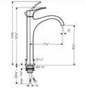 Hansgrohe 04811830 Single-Hole Faucet 210 1.2 Gpm