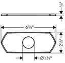 Hansgrohe 04819830 Base Plate For Single-Hole Faucets