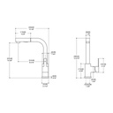 ALT 40878 Pranzo Kitchen Faucet Electro Black 2