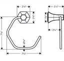 Hansgrohe 04836830 Towel Ring