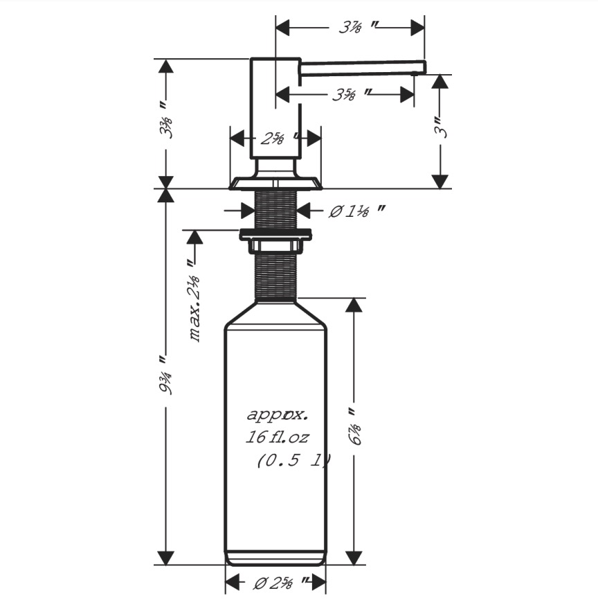 Hansgrohe 04857830 Soap Dispenser