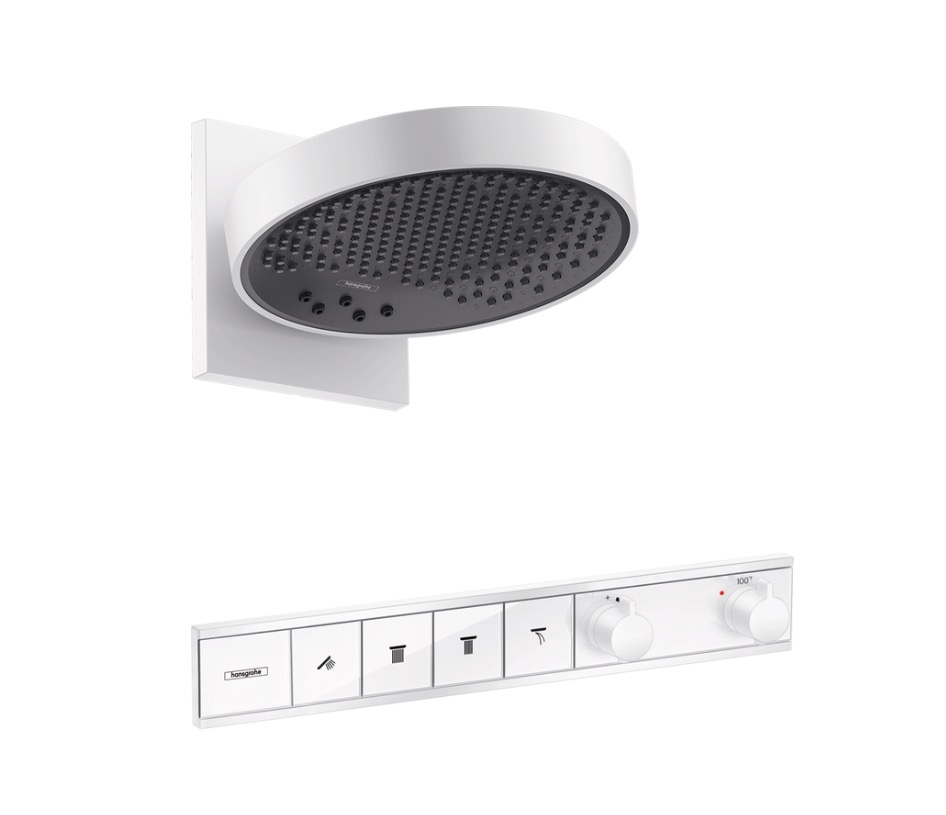 Hansgrohe 04864700 Showerhead 250 3-Jet 1.75 Gpm With Thermostatic Trim For 4