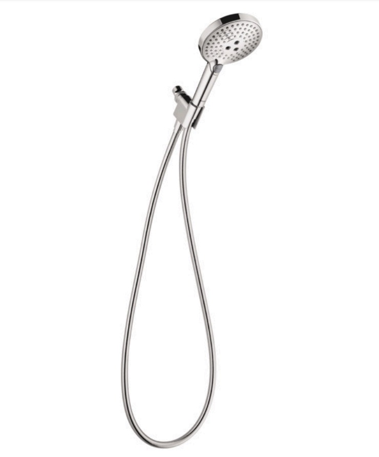 Hansgrohe 04905000 Handshower Set 120 3-Jet Powderrain 1.75 Gpm