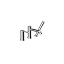 ALT 40772 Circo 3 Piece Deckmount Tub Filler With Handshower Chrome 1