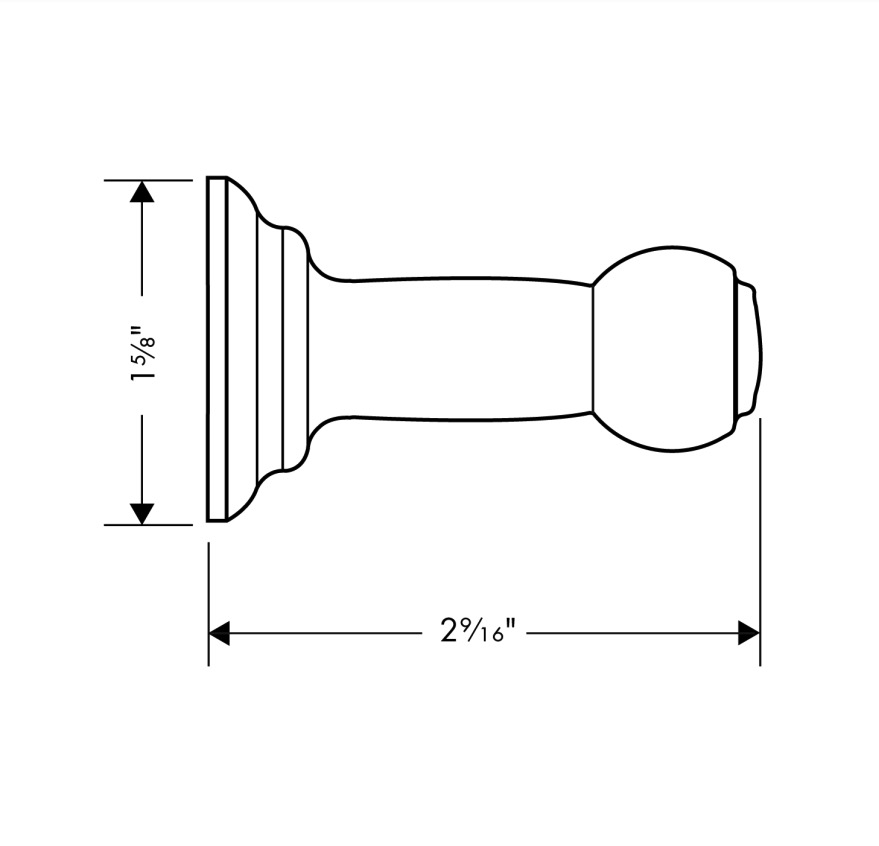 Hansgrohe 06099920 Robe Hook