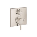 Hansgrohe 15862821 Pressure Balance Trim Square With Diverter