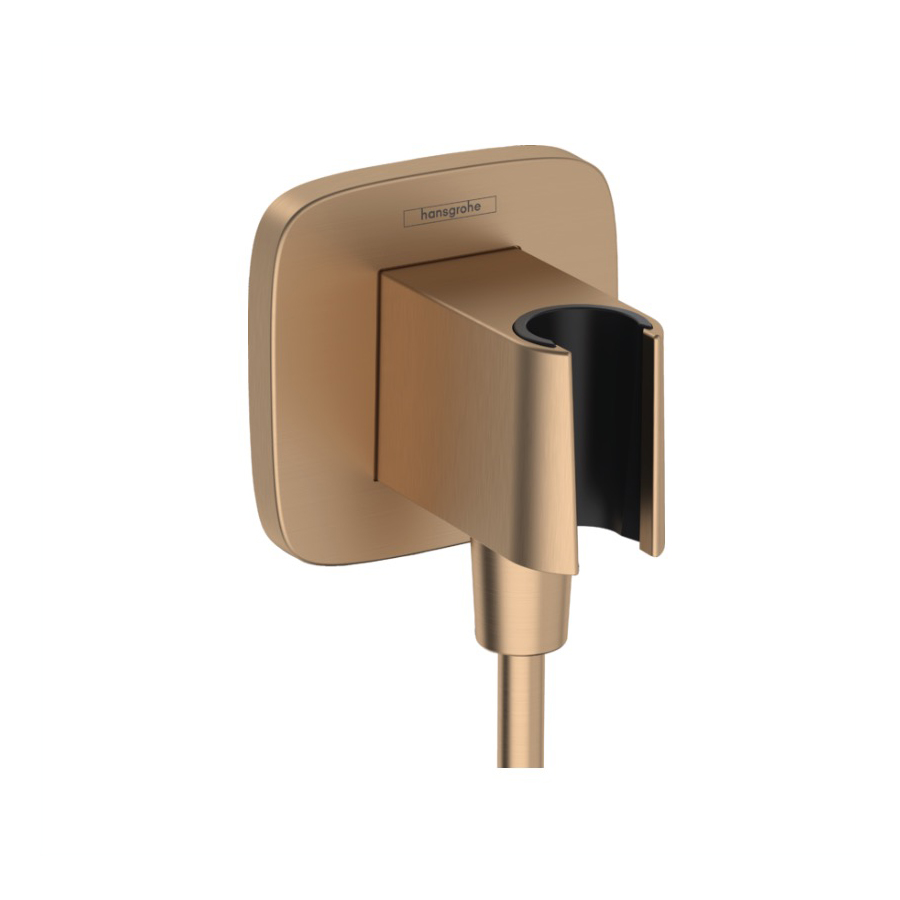 Hansgrohe 26887141 Wall Outlet With Handshower Holder