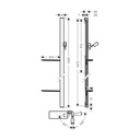 Hansgrohe 27645000 Wallbar E 60"