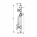 Hansgrohe 27982251 Wallbar 32"