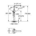 Grohe 23792001 Lineare Single Handle Bathtub Faucet Chrome 2
