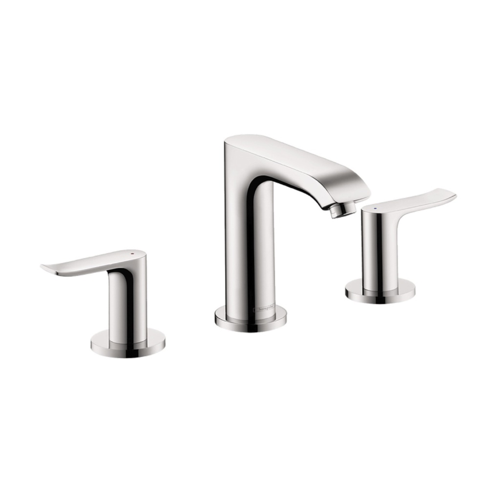 Hansgrohe 31124001 Widespread Faucet 100 With Pop-Up Drain 0.5 Gpm