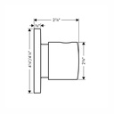 Hansgrohe 34934821 Axor Citterio M Trio/Quattro Trim