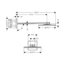 Hansgrohe 35296251 Showerhead 250 2- Jet With Showerarm Trim 2.5 Gpm