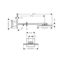 Hansgrohe 35311331 Showerhead 250 Square 2- Jet With Showerarm Trim 1.75 Gpm