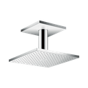 Hansgrohe 35312001 Showerhead 250 Square 2-Jet Ceiling Connection 2.5 Gpm