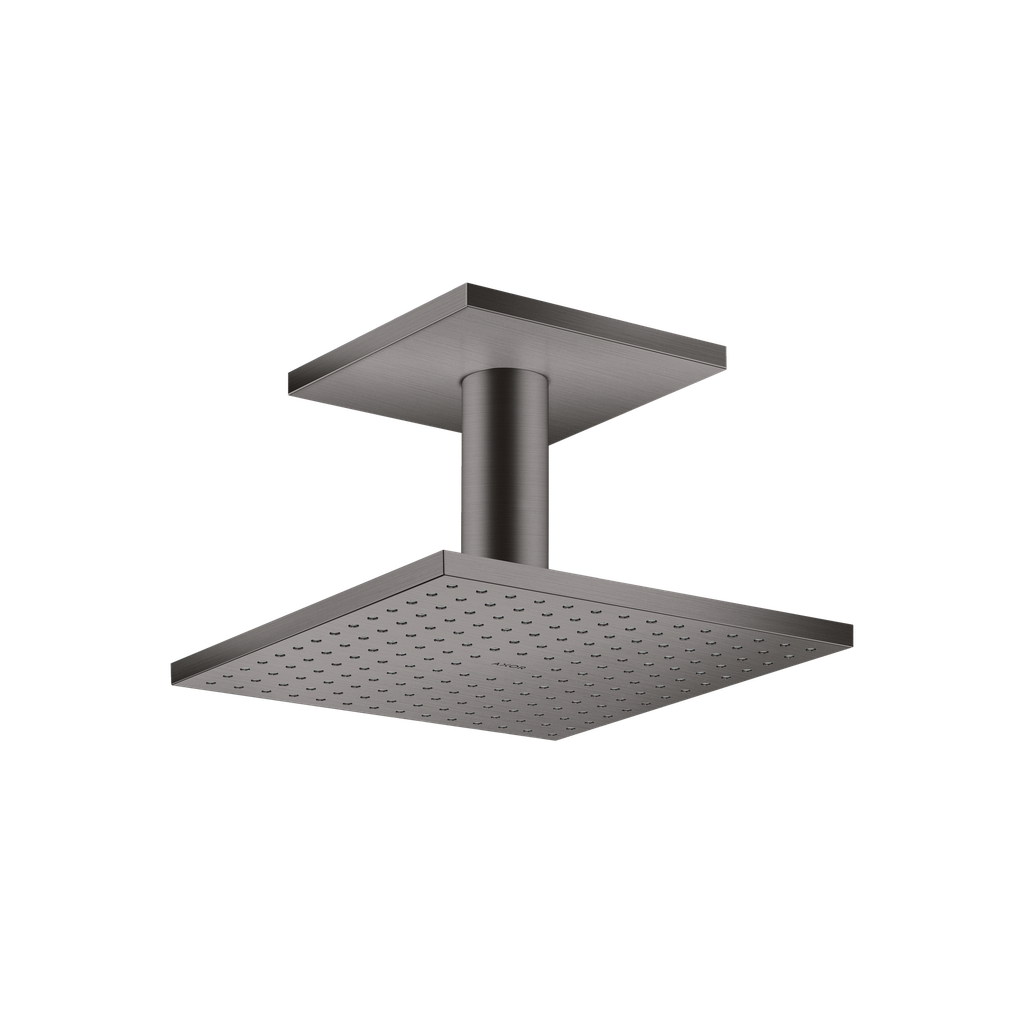 Hansgrohe 35319341 Showerhead 250 Square 2-Jet Ceiling Connection 1.75 Gpm