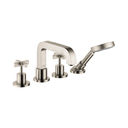Hansgrohe 39461821 4-Hole Roman Tub Set Trim With Cross Handles And 1.75 Gpm Ha