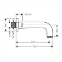 Hansgrohe 39410821 Citterio Tub Spout