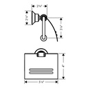 Hansgrohe 42036340 Toilet Paper Holder