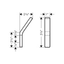Hansgrohe 42801670 Softsquare Hook