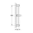 Grohe 27520000 36 Tempesta Rustic Shower Bar Chrome 2