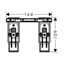 Hansgrohe 42870670 Softsquare Adapter Set