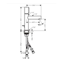 Hansgrohe 45010821 Single-Hole Faucet Select 110 With Pop-Up Drain 1.2 Gpm