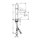 Hansgrohe 45012821 Single-Hole Faucet Select 110 1.2 Gpm