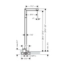Hansgrohe 45412821 Tub Spout Freestanding