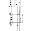 Hansgrohe 45710181 Rough Thermostatic Module