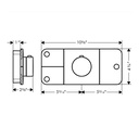 Hansgrohe Axor One 45713001 Thermostatic Module Trim For 3 Functions Chrome