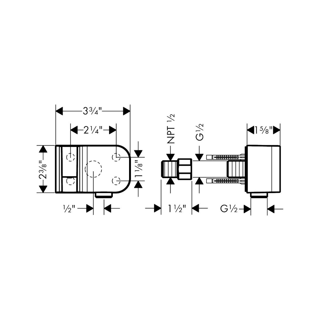 Hansgrohe 45723821 Handshower Holder
