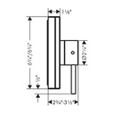 Hansgrohe 46461991 Pressure Balance Trim Diamond Cut