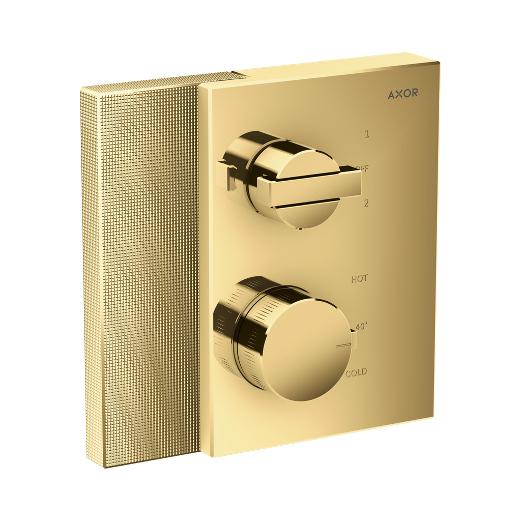 Hansgrohe 46761991 Thermostatic Trim With Volume Control And Diverter Diamond