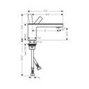 Hansgrohe 47010671 Single-Hole Faucet 70 1.2 Gpm