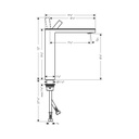 Hansgrohe 47022001 Single-Hole Faucet 230 Without Plate, 1.2 Gpm