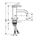 Hansgrohe 48001251 Single Hole Faucet 70 1.2 Gpm
