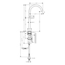 Hansgrohe 48030671 Single Hole Faucet Select 260 1.2 Gpm