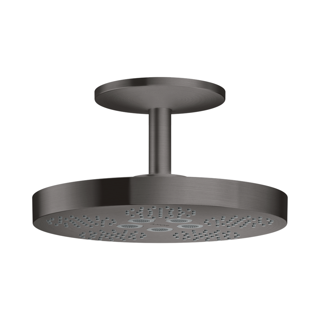 Hansgrohe 48483341 Showerhead 280 2-Jet With Ceiling Mount Trim 2.5 Gpm