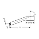 Hansgrohe 48653701 Handshower 1-Jet 2.5 Gpm