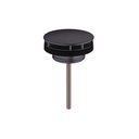 Hansgrohe 50001341 Non-Closing Sink Drain without Overflow Black Chrome