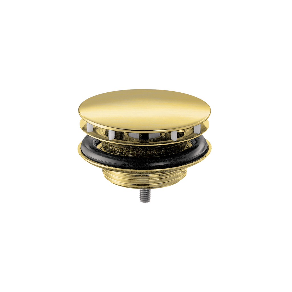 Hansgrohe 50001991 Non-Closing Sink Drain without Overflow Polished Gold Optic