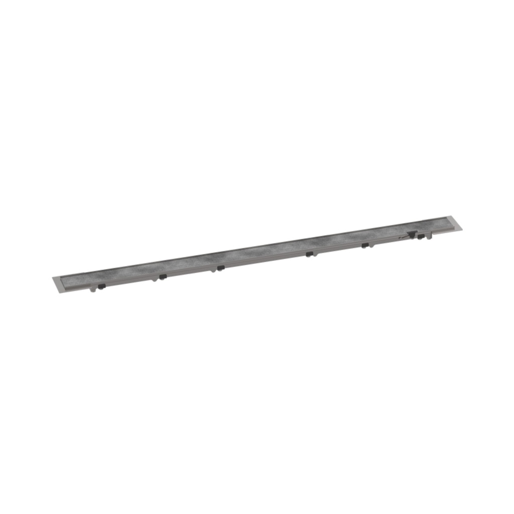 Hansgrohe 56033001 Raindrain Rock Trim Flex 39 3/8" Cut To Size And Tileable