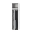 Hansgrohe 56062700 Xtrastoris Rock Recessed Toilet Brush Holder With Toilet Pap