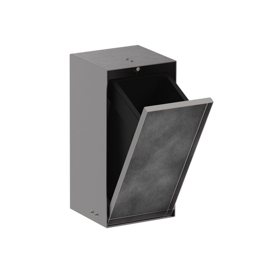 Hansgrohe 56063800 Recessed Trash Bin With Shelf & Tileable Door