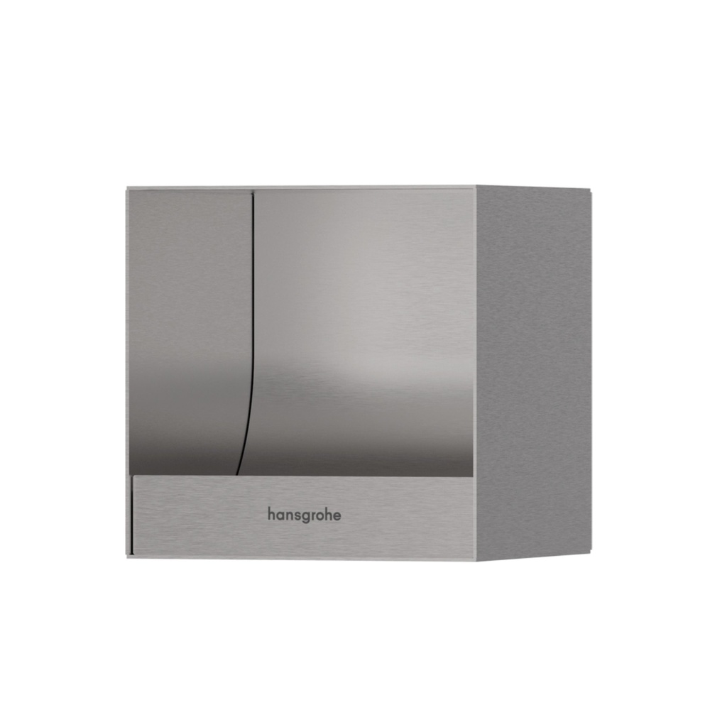 Hansgrohe 56065800 Xtrastoris Original Recessed Toilet Paper Holder 6"X 6"X 5.5