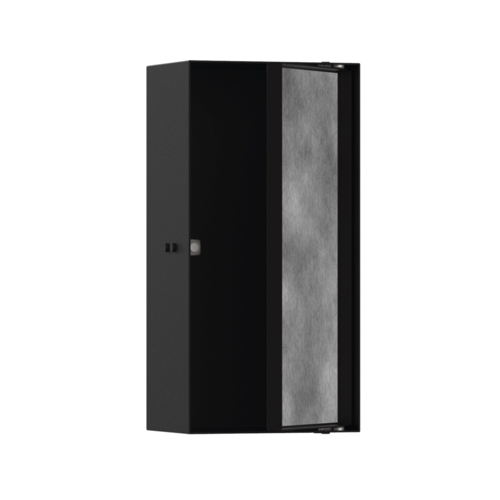 Hansgrohe 56082670 Xtrastoris Rock Wall Niche With Tileable Door 12"X 6"X 4"