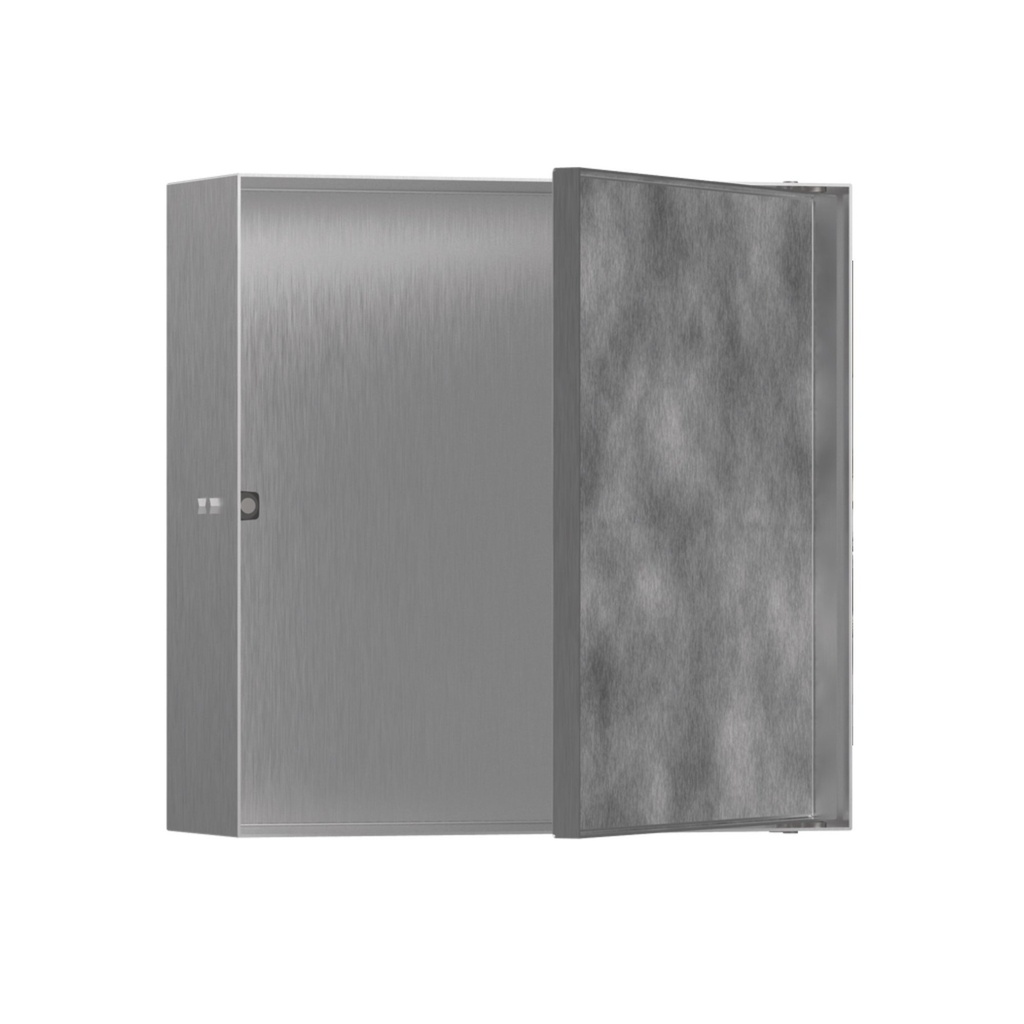 Hansgrohe 56085800 Xtrastoris Rock Wall Niche With Tileable Door 12"X 12"X 4"